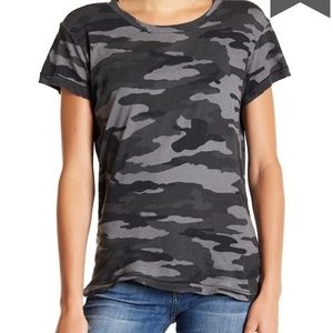 Current/Elliott camo crew neck tee t-shirt
